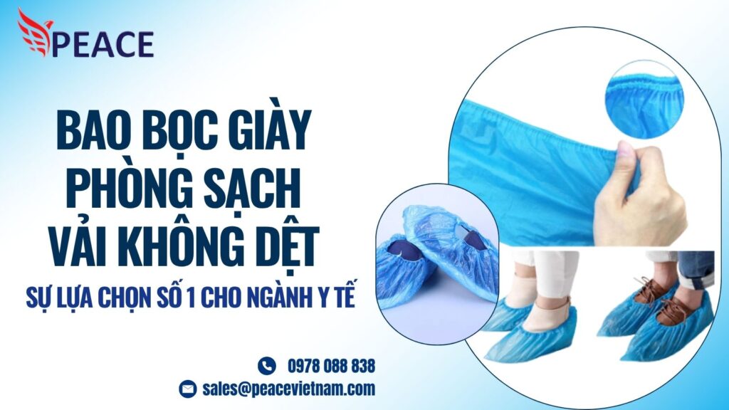 Bao bọc giày phòng sạch vải không dệt Sự lựa chọn số 1 cho ngành y tế