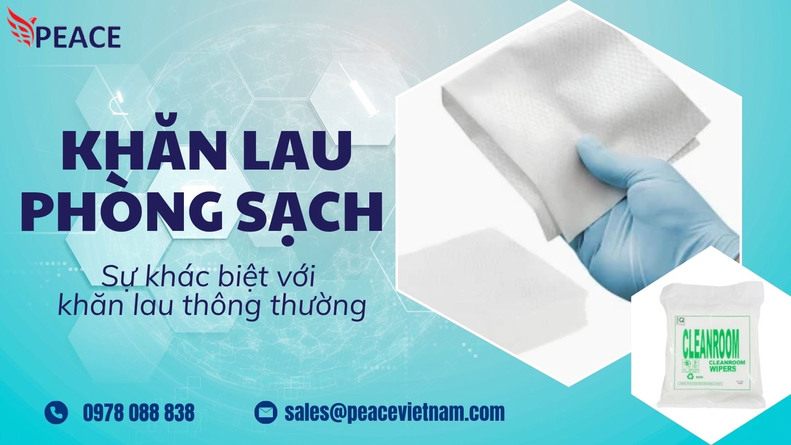 Khăn lau phòng sạch 1 sự khác biệt với khăn lau thông thường