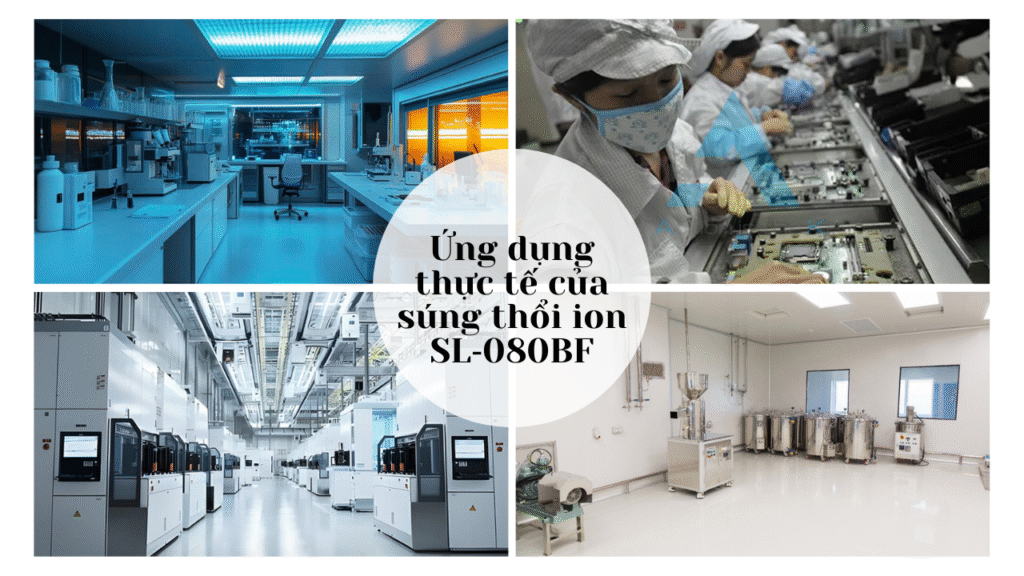 Ứng dụng thực tế của súng thổi ion SL‑080BF Ứng dụng thực tế của súng thổi ion SL‑080BF