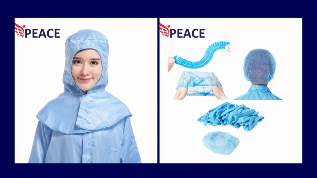 cách giặt mũ chống tĩnh điện phòng sạch