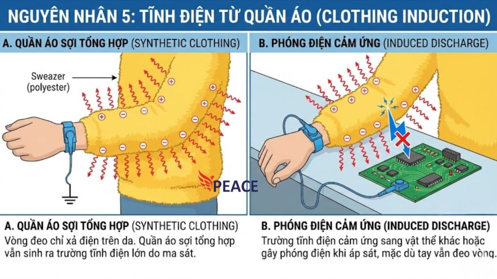 Tĩnh điện quần áo
