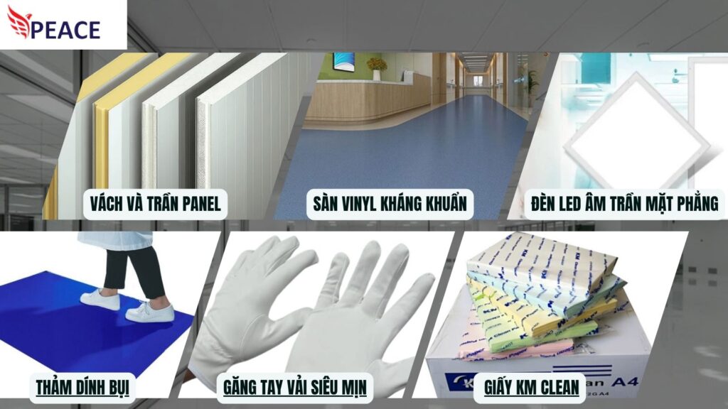 vật liệu thi công phòng sạch ngành dược