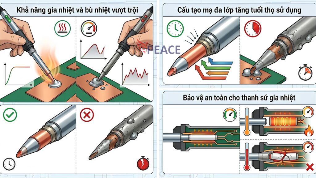 Vì sao chọn mũi hàn Hakko xịn