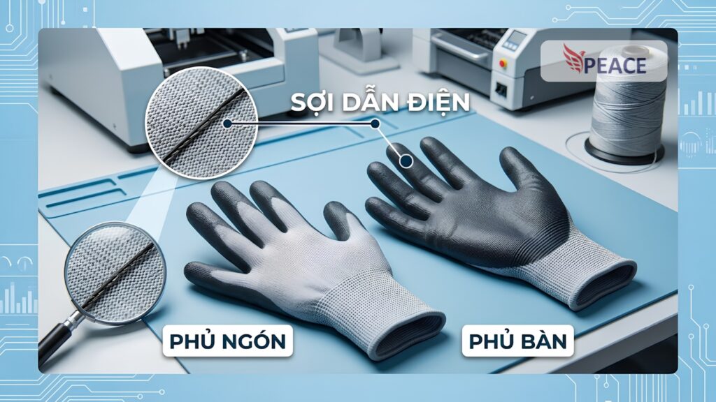 Tổng quan về găng tay chống tĩnh điện PU