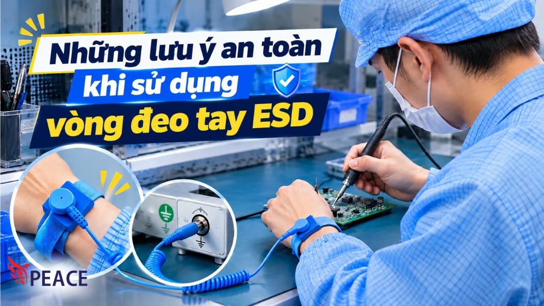 Những lưu ý an toàn khi sử dụng vòng đeo tay ESD